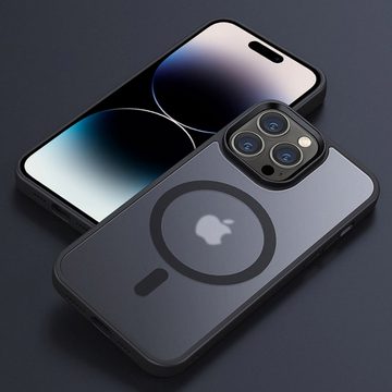 Cadorabo Handyhülle Apple iPhone 15 PRO MAX Apple iPhone 15 PRO MAX, Hülle kompatibel mit Magsafe Schutzhülle