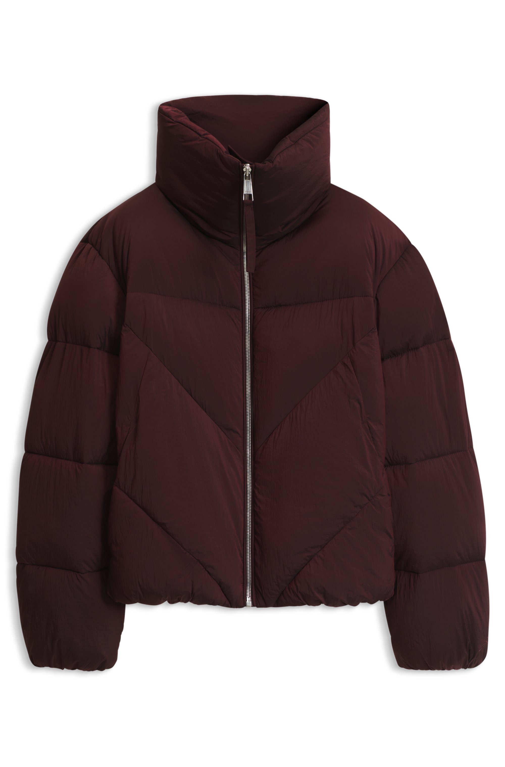 BOSS ORANGE Steppjacke Padilena Premium Damenmode Regular Fit mit Stehkragen, gefütterte Taschen