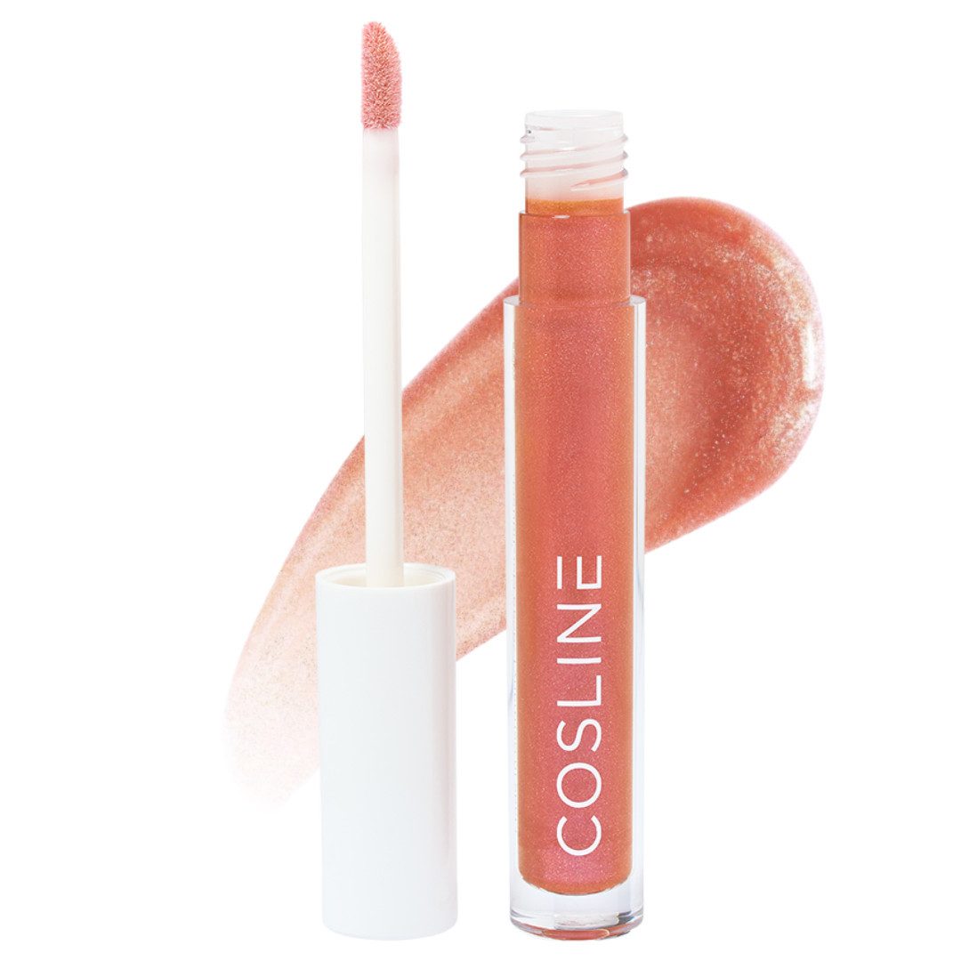 Cosline Cosmetics Lipgloss, mit wertvollen Ölen, pflegend, aufpolsternder Effekt, vegan