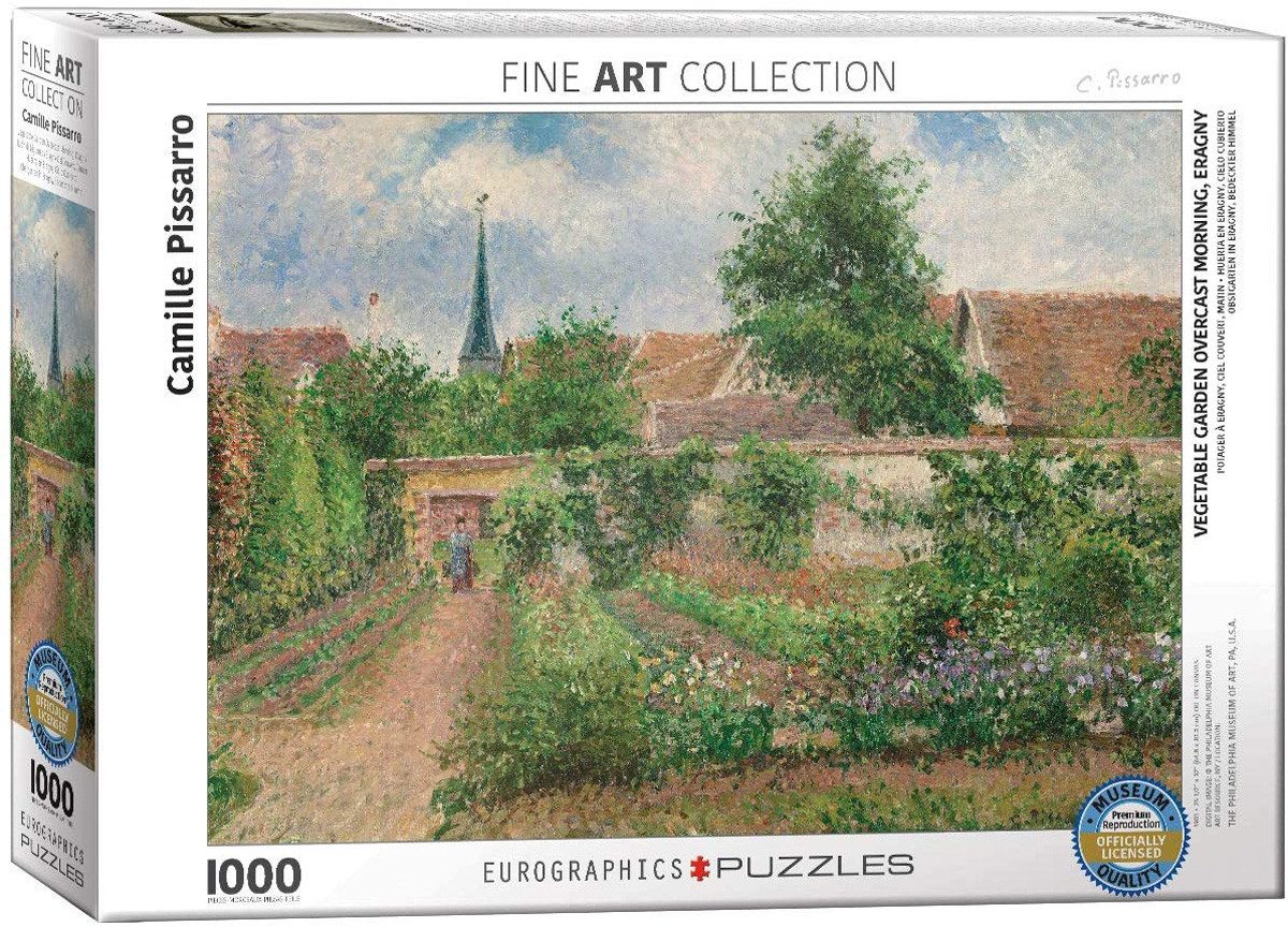 Puzzle 1000 Teile Puzzle - Puzzle - Pissaro - Gemüsegarten in Eragny, Puzzleteile