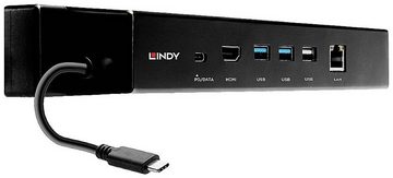 Lindy USB-Verteiler LINDY USB 3.2 Gen 2 Typ C Mini Docking Einfacher Anschluss mehrerer Pe