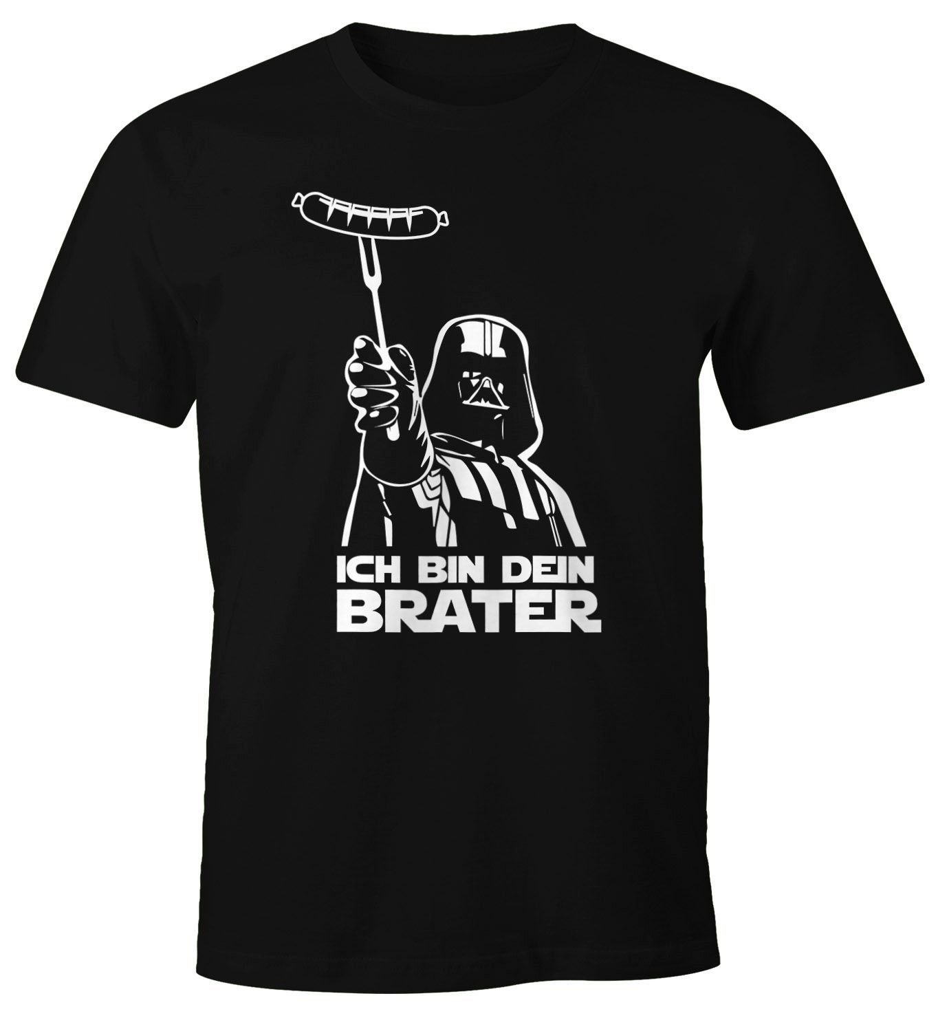 MoonWorks Print-Shirt Herren T-Shirt Ich bin günstig online kaufen