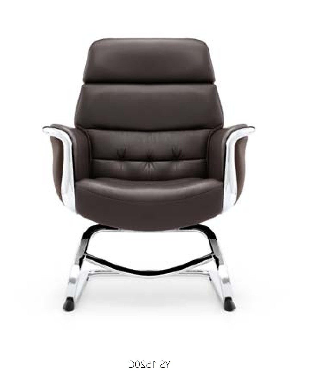 Xlmoebel Besucherstuhl Schwarzer Kunstleder Sessel mit modernem Design und hohem Komfort (Besucherstuhl; Kunstlederbezug; gepolstert, 1 St), Made in Europa