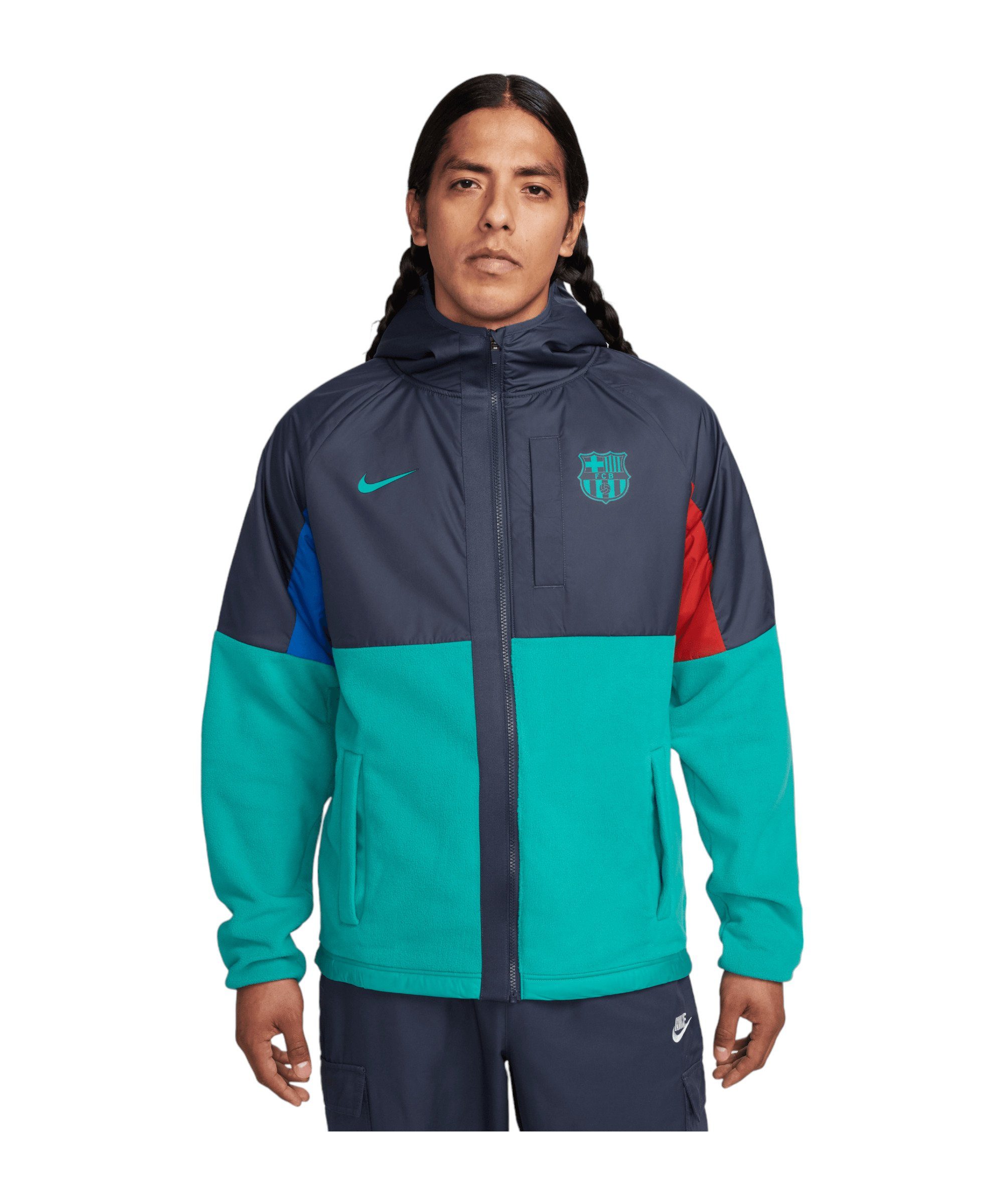 Winterized Sweatjacke Barcelona Allwetterjacke Nike FC