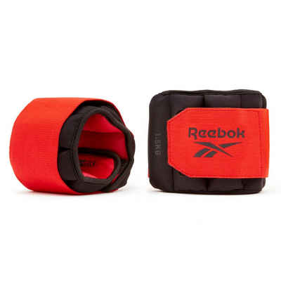 Reebok Gewichtsmanschette Reebok Flexlock Gewichtsmanschette Knöchel (Paar), unterstützt das Training für Muskel- und Cardio-Ausdauer