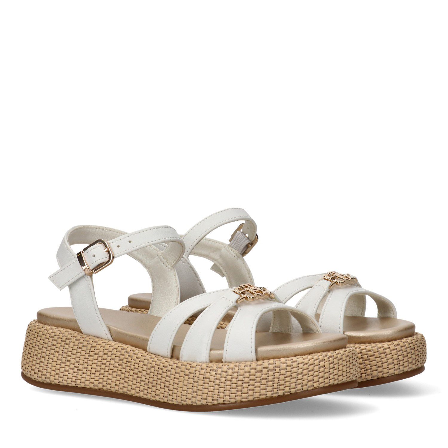 Tommy Hilfiger Sandale, Plateau, Sommerschuh, Wedge Sandale mit Schnallenverschluss