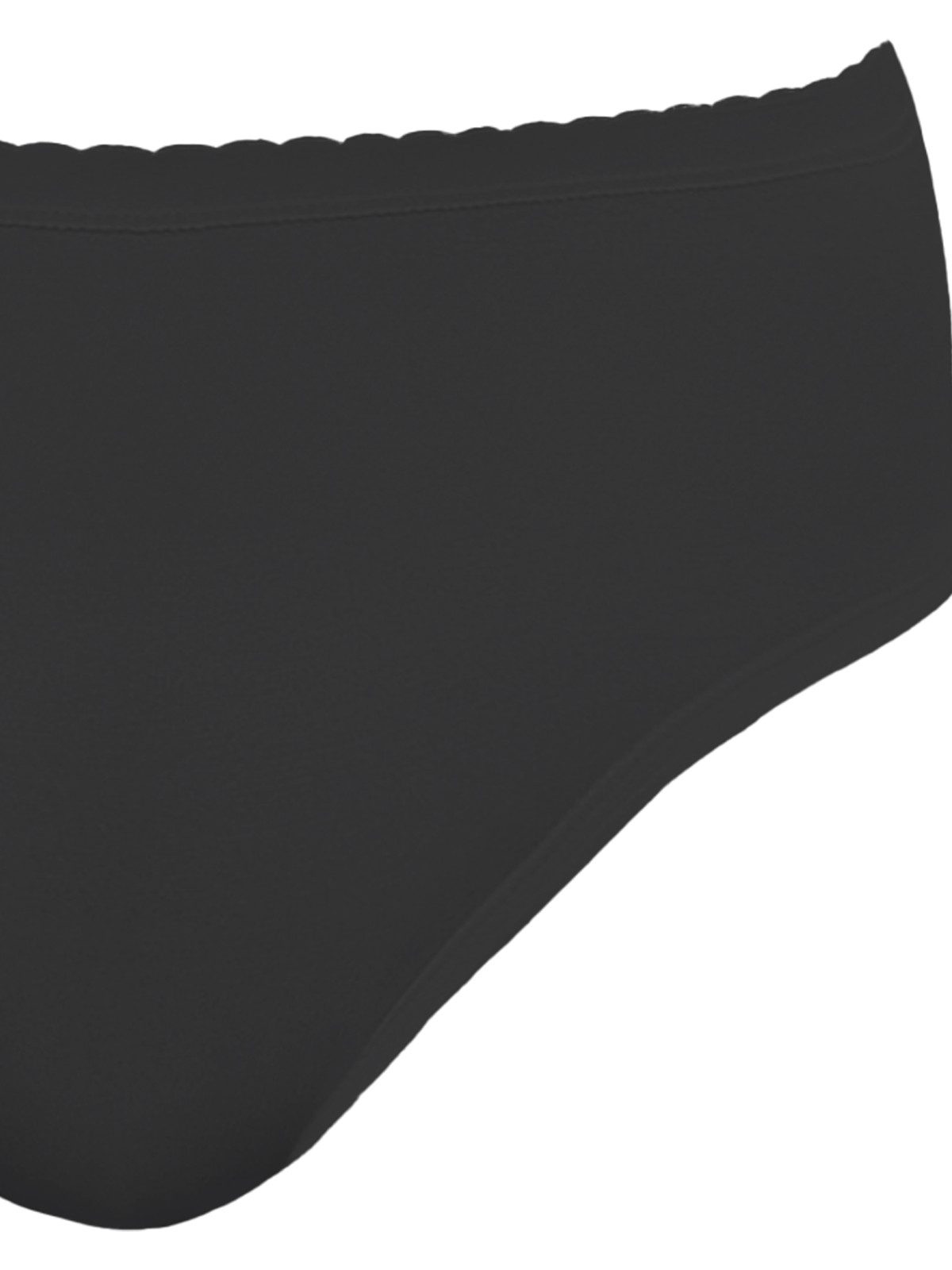Pompadour Bikinislip 3er Pack Damen Jazzpant Pure (Packung, 3-St) gerundeter Beinausschnitt