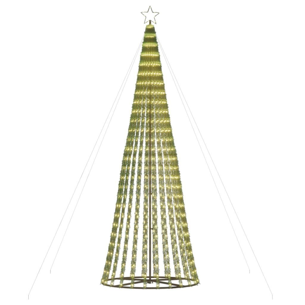 vidaXL LED Baum LED Weihnachtsbaum 688 LEDs Warmweiß 300 cm – Bild 4 von 5