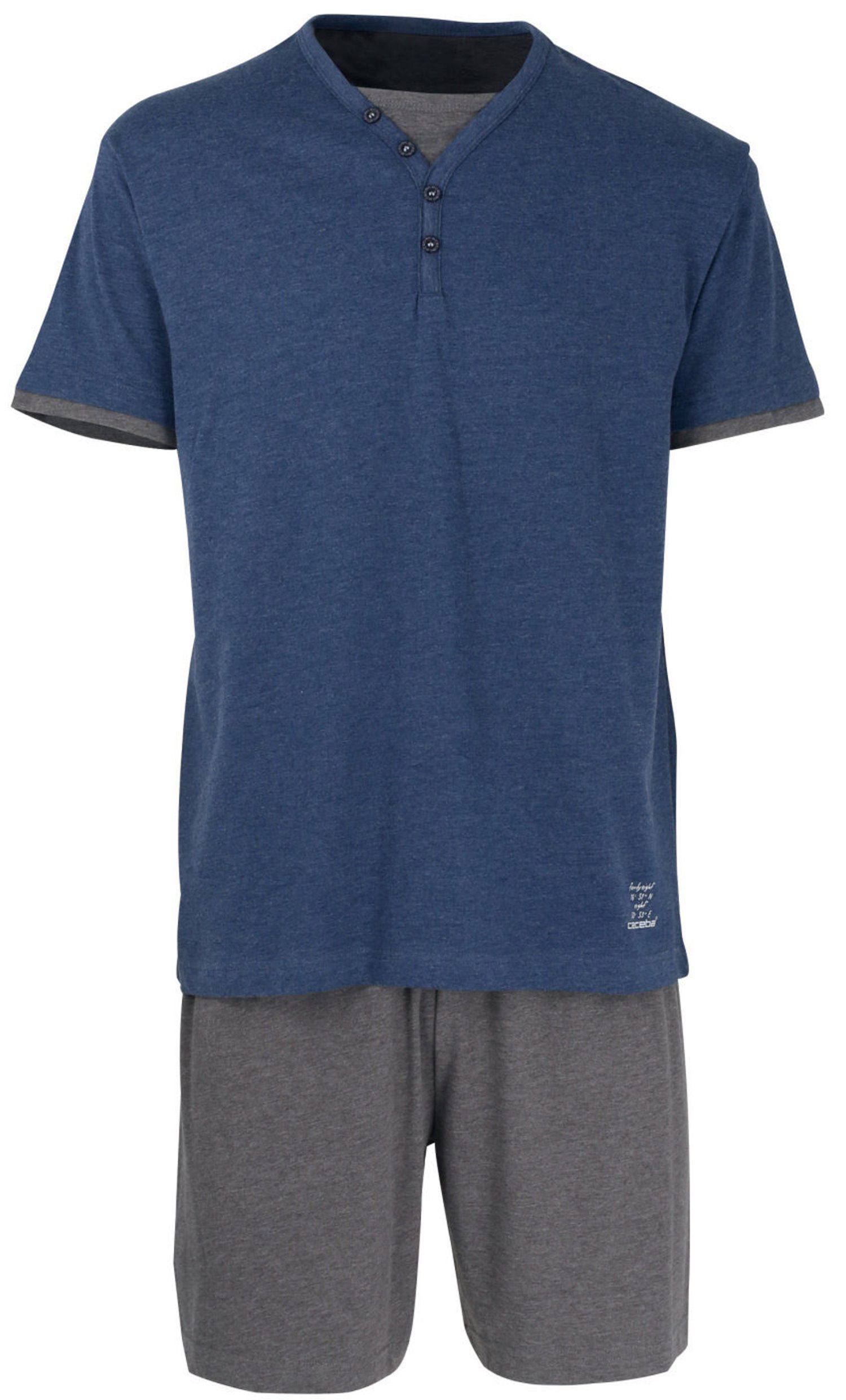 CECEBA Pyjama Herren Schlafanzug Auch in großen Größen Baumwolle günstig online kaufen