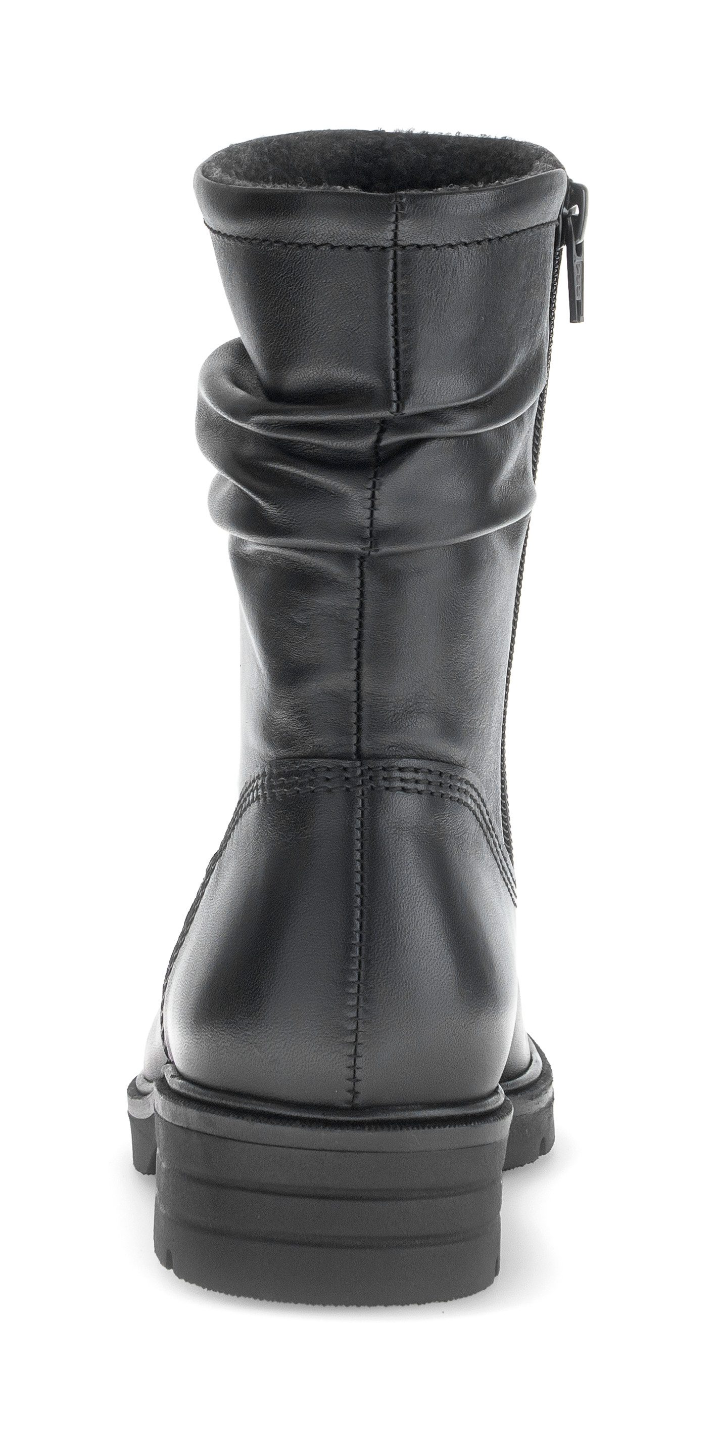 Gabor Stiefelette, Blockabsatz, Herbstboots mit zweckmäßigem Innenreißverschluss