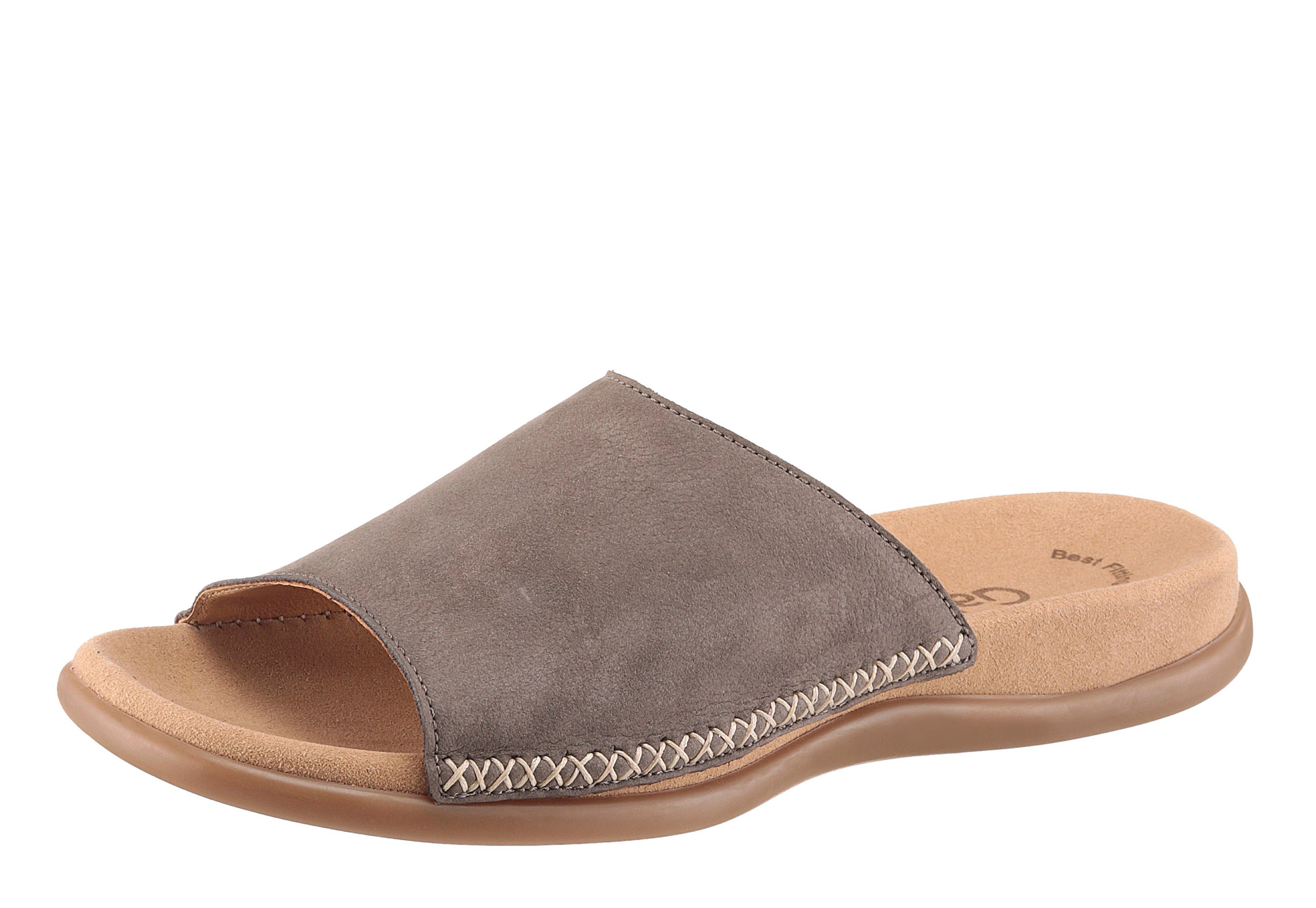 schlichter Pantolette Gabor taupe Form in