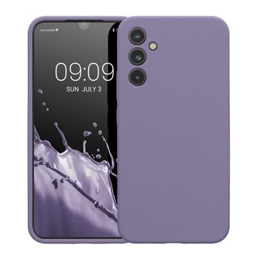 kwmobile Handyhülle Hülle für Samsung Galaxy A34 5G, Hülle Silikon gummiert - Handyhülle - Handy Case in Veilchen Lila