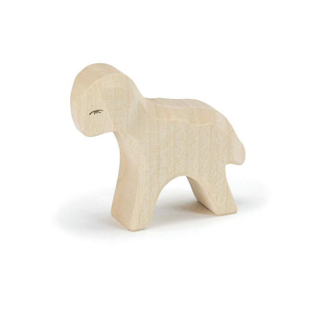 Ostheimer Spielfigur Lamm stehend, weiß, Holzfigur, Spieltier, (Set, 1-tlg., 1), Made in Germany