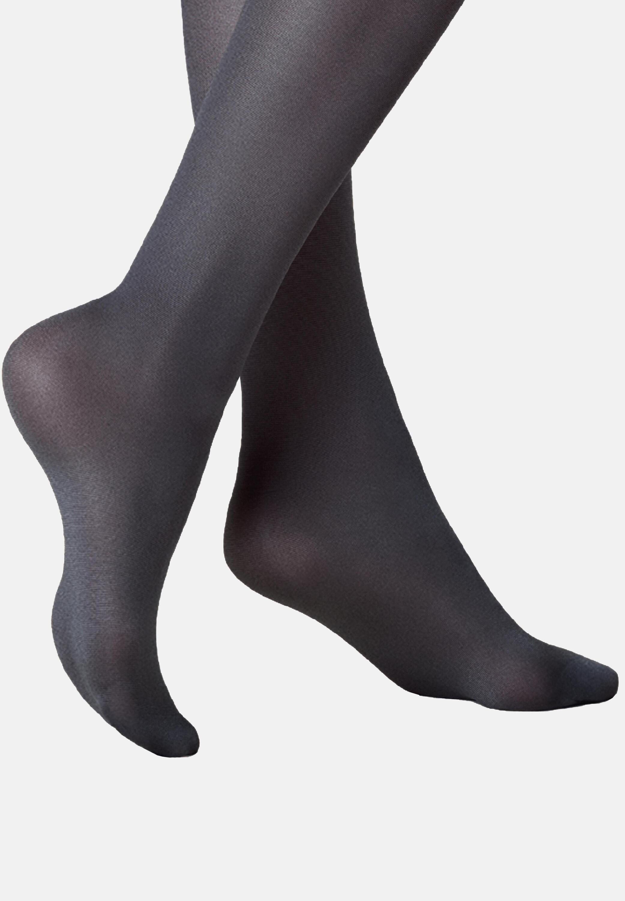 KUNERT Feinkniestrümpfe Satin Look 40 (1-Paar) Semi-blickdichte und glänzende Kniestrümpfe