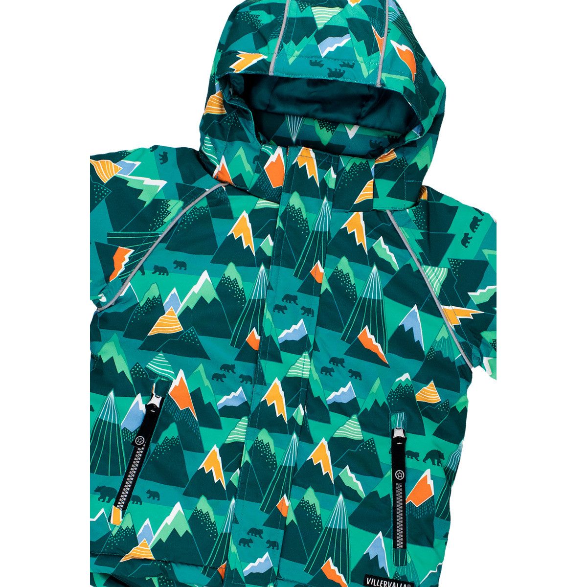Villervalla Winterjacke Mountain Unisex Kinder (1-St) Steppjacke, Parka, Anorak, Jacket, Outdoorjacke