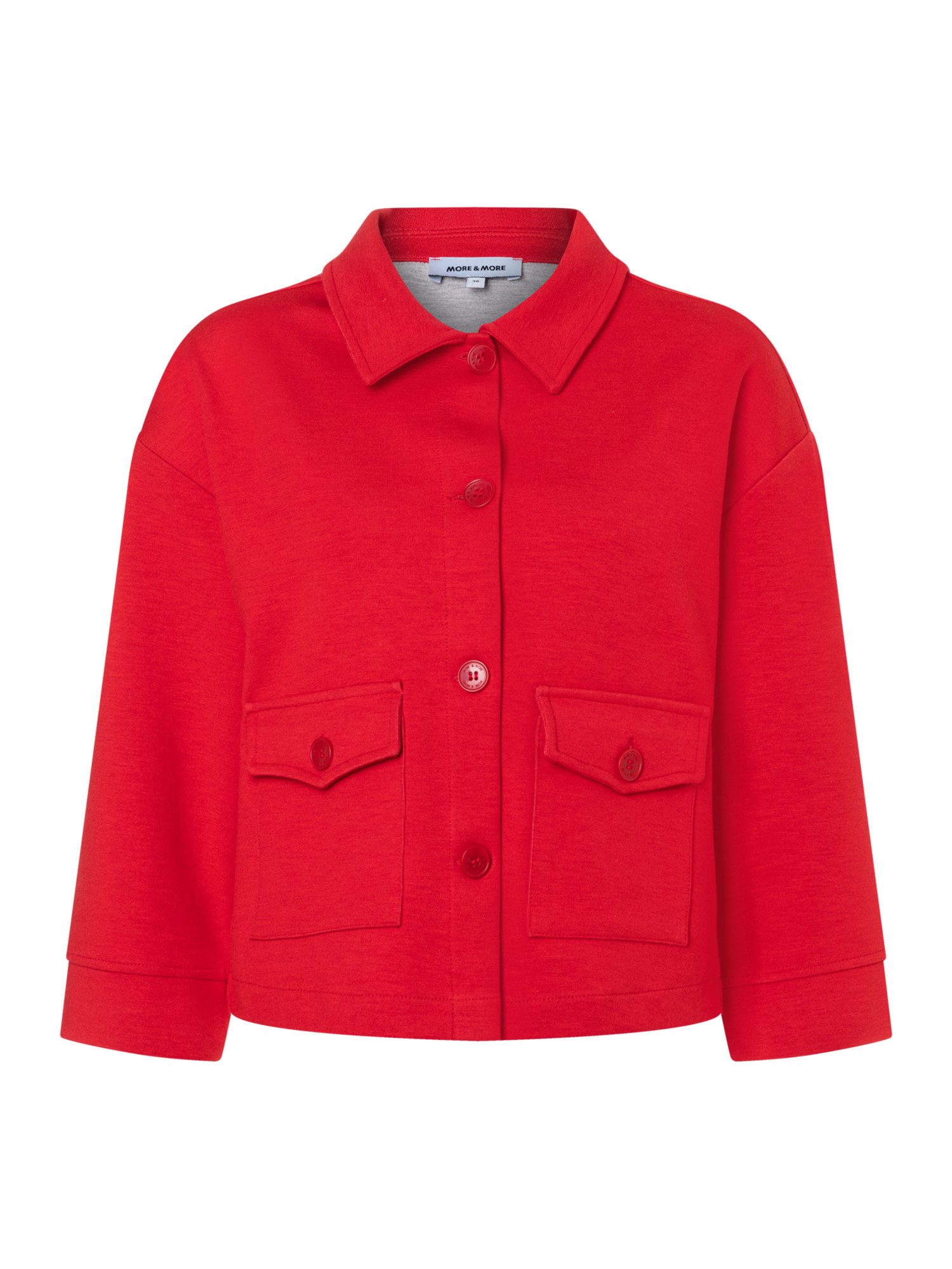 MORE&MORE Blouson kurze, kastige 3/4 Arm-Jacke günstig online kaufen