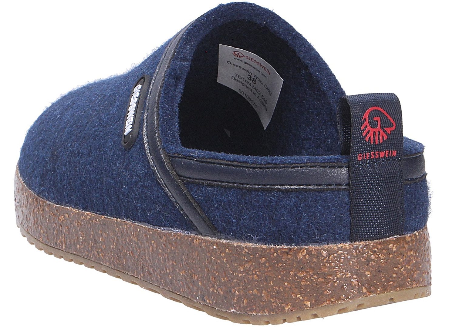 Giesswein Giesswein Damen Hausschuhe WOOL CLOG blau Größe Hausschuh