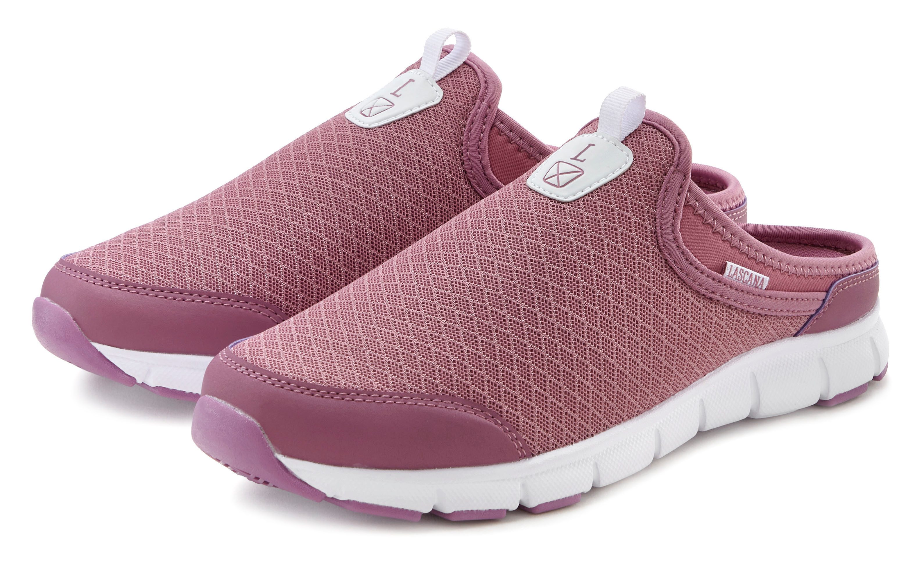 LASCANA Sneaker Halbschuh, Freizeitschuh, Sabot, Clogs aus leichtem Mesh-Ma günstig online kaufen