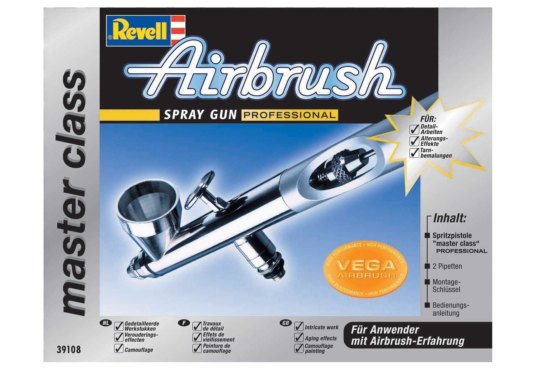 Revell® Farbsprühgerät Airbrush-Pistole - Spray Gun master class Professional