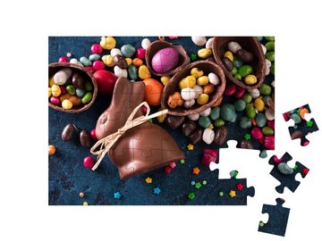 puzzleYOU Puzzle Köstliche Süßigkeiten zu Ostern, 48 Puzzleteile, puzzleYOU-Kollektionen Festtage