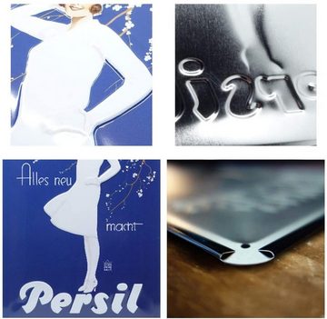 Nostalgic-Art Metallschild Blechschild 20 x 30cm - Persil - Weisse Dame Blau