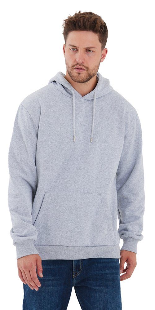 COMEOR Kapuzenpullover Herren Hoodie Sweatshirt mit Kapuze Hellgrau