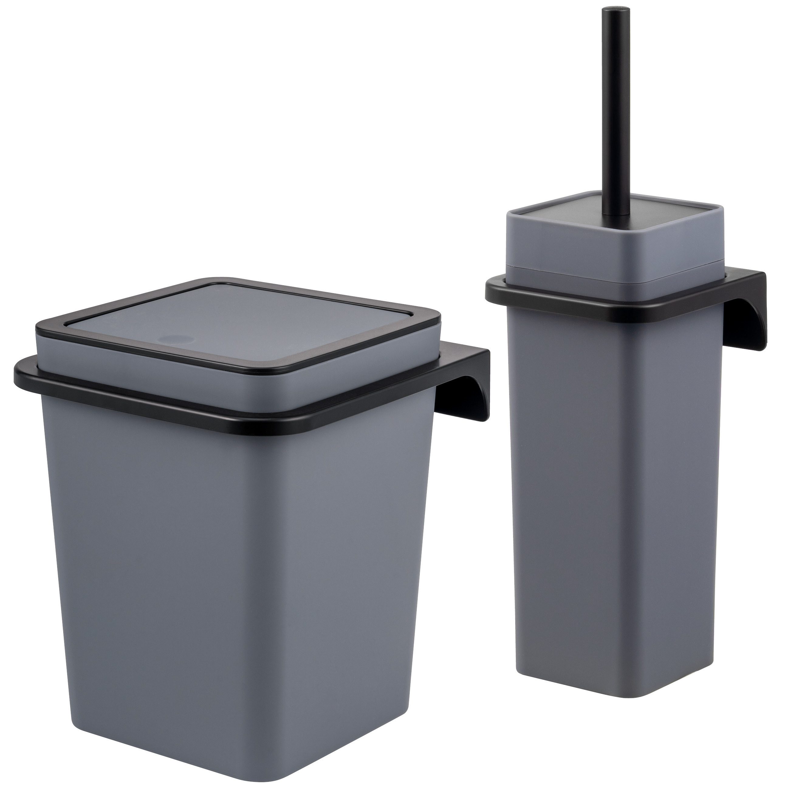 bremermann Badaccessoire-Set 2tlg. Bad-Set SAVONA Softtouch inkl. Wandhalterung, 2 tlg.