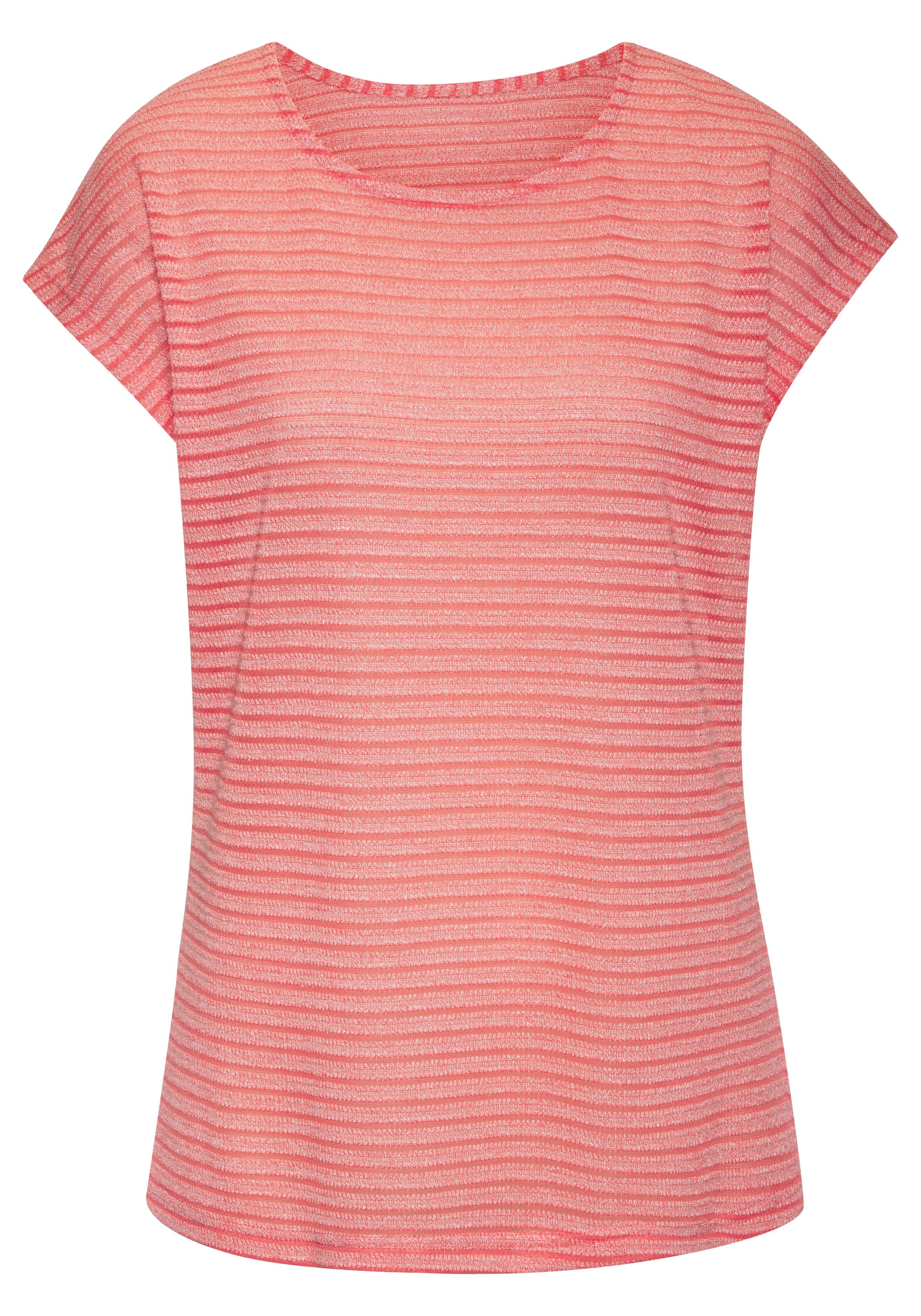 Vivance Kurzarmshirt mit Streifenoptik aus pflegeleichter günstig online kaufen