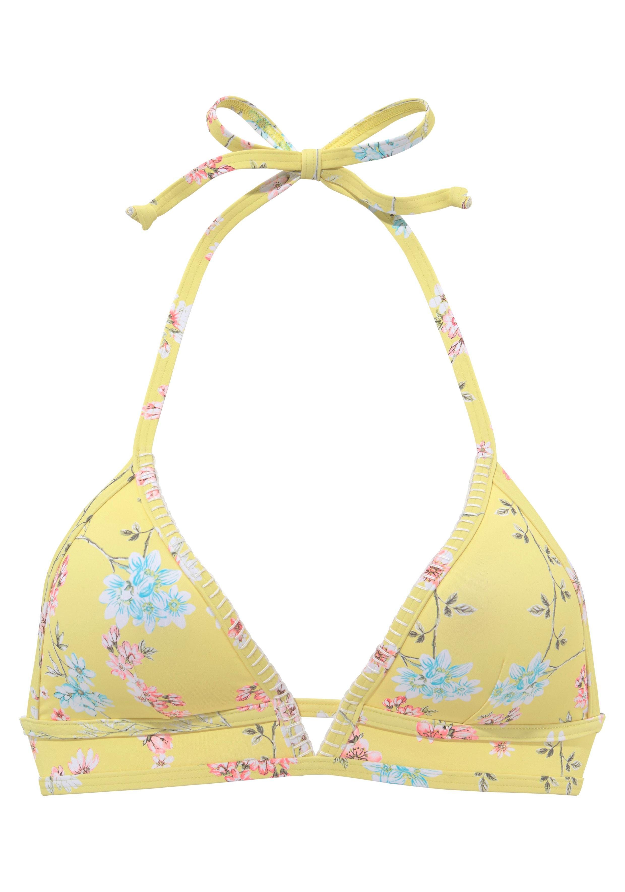 Sunseeker Triangel-Bikini-Top Ditsy, mit trendigem Print