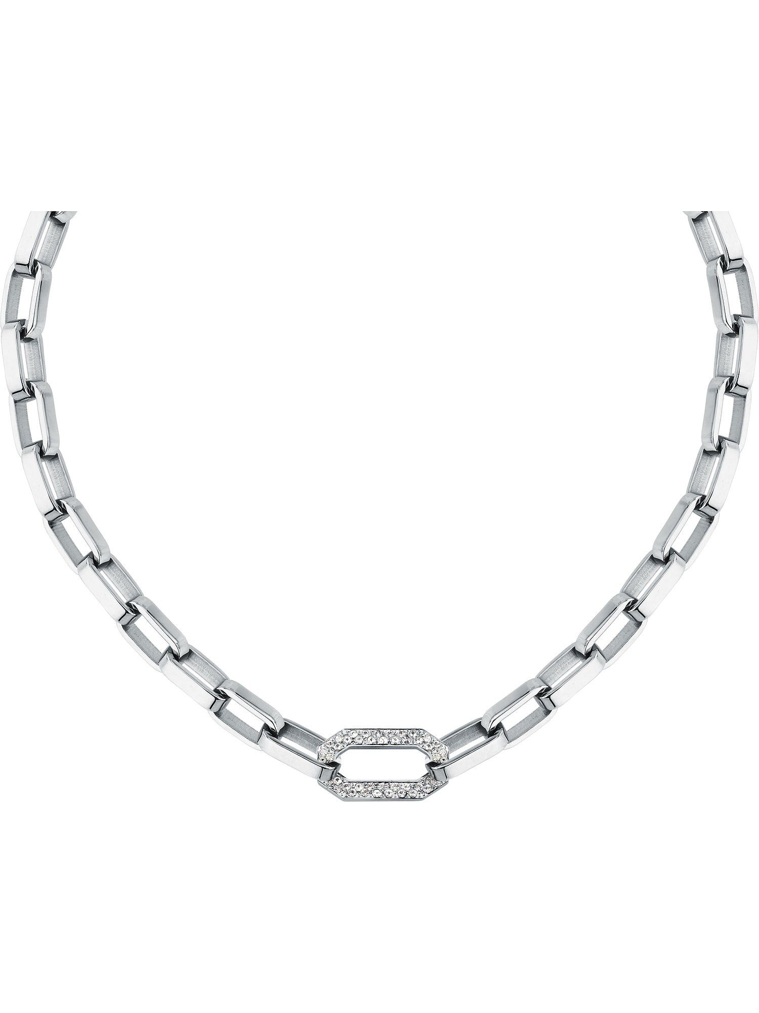 KARL LAGERFELD Collier Karl Lagerfeld Damen-Kette Edelstahl Kristall