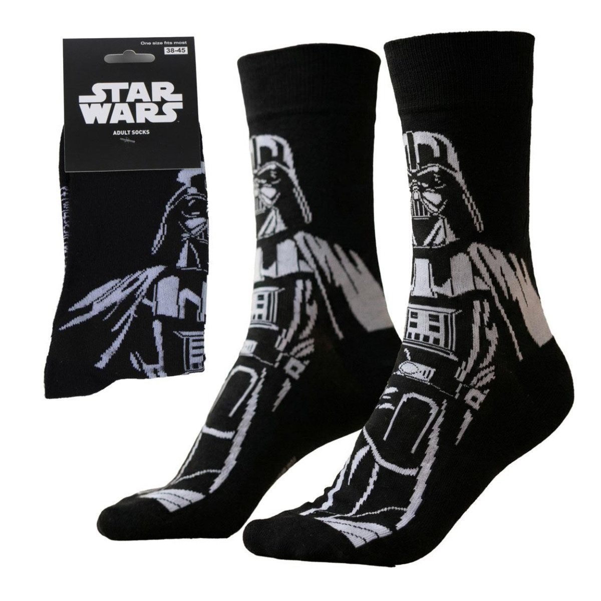 Star Wars Socken für Erwachsene bequeme Alltagssocken Größe 38-45