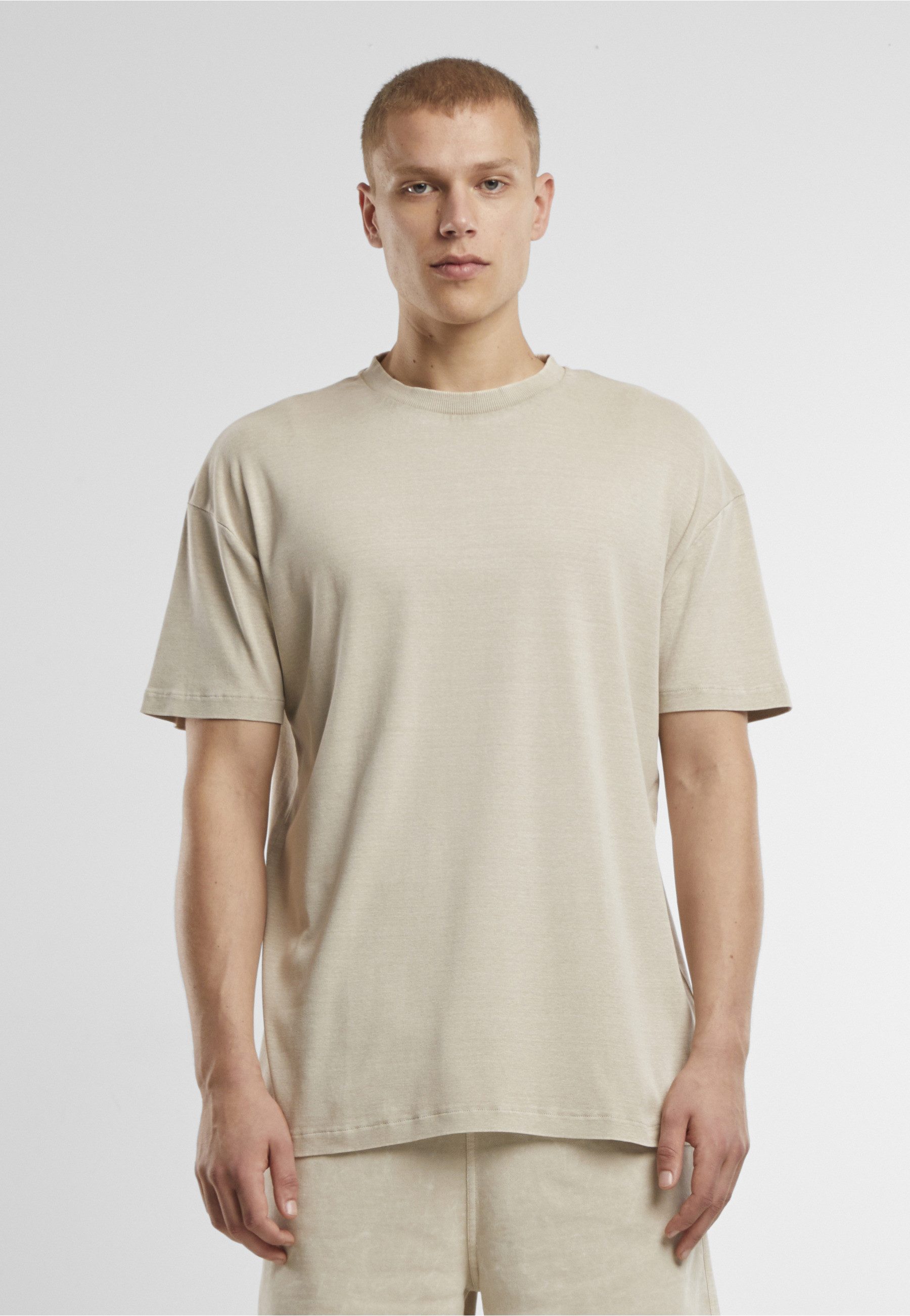 URBAN CLASSICS T-Shirt Urban Classics Washed Rib Tee (1-tlg) – Bild 5 von 5