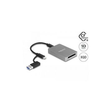 Delock Speicherkartenleser 91008 - USB Type-C Card Reader im Aluminium Gehäuse für...