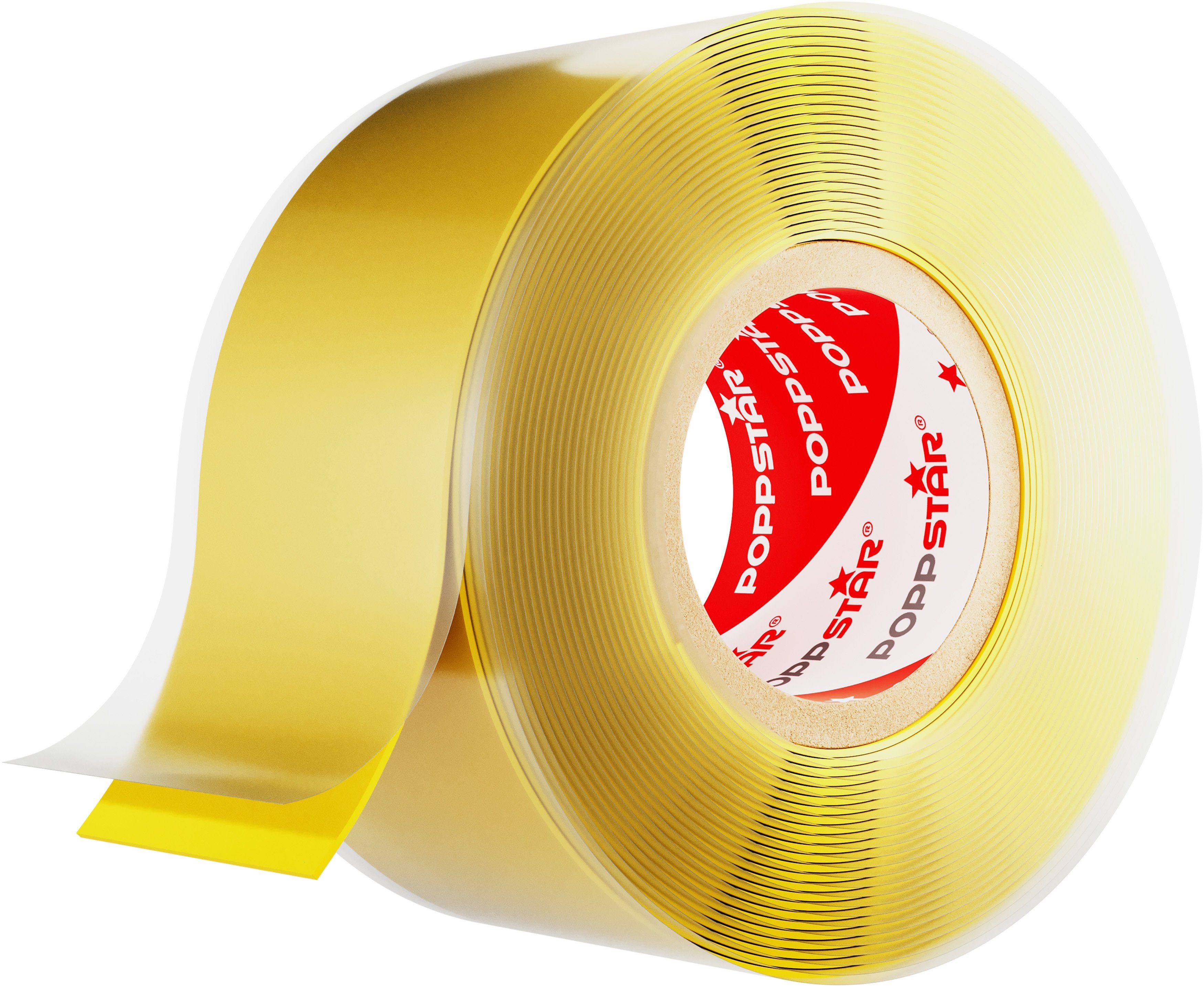 Poppstar Dichtband Selbstverschweißendes Silikonband (zum Reparieren, Isolieren und Abdichten, 1-St., (Strom, Wasser, Luft) zum Umwickeln von Rohren, Kabeln, Schläuchen uvm.