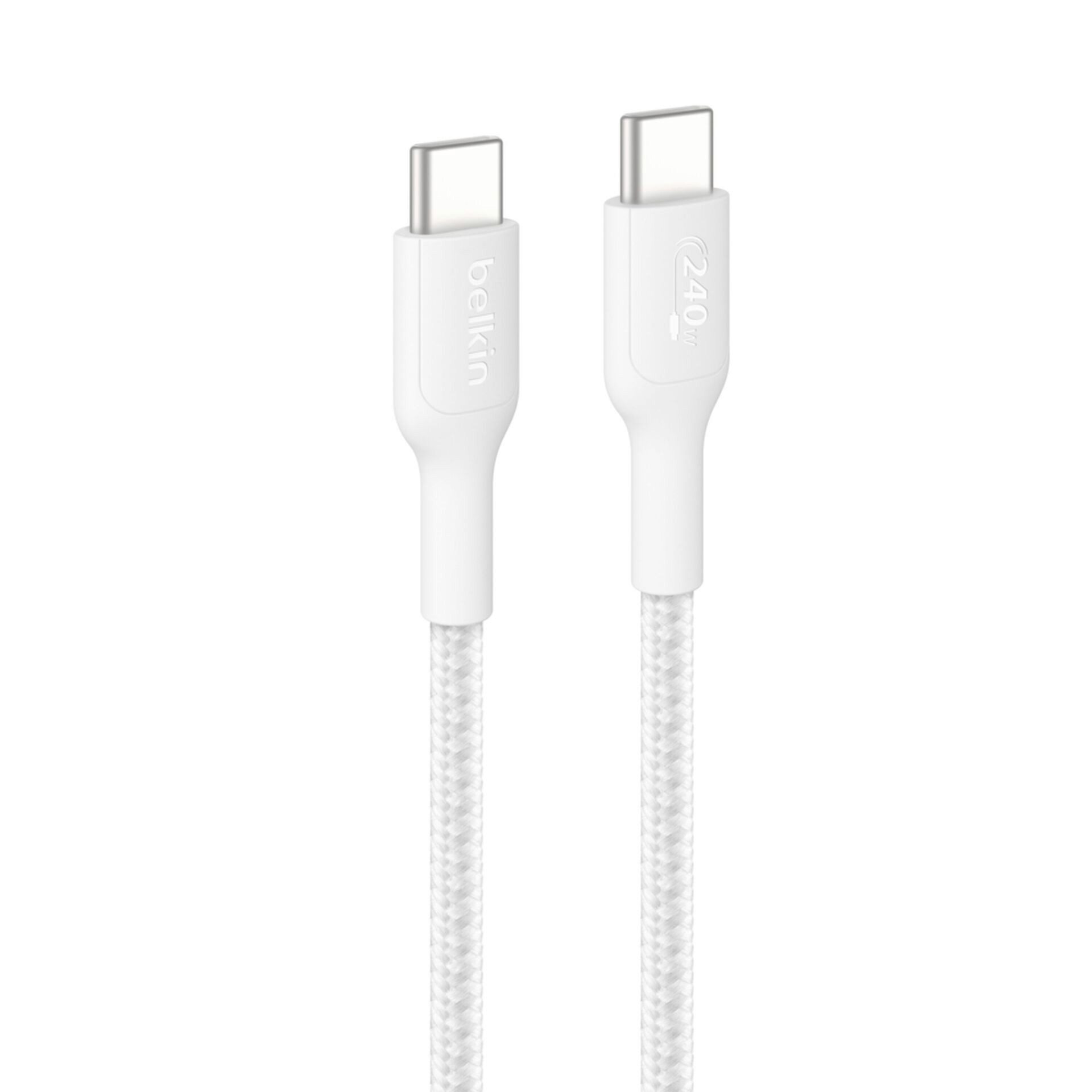 Belkin BoostCharge Pro USB-C / USB-C geflochten 240 W USB-Kabel, USB-C, (100 cm)