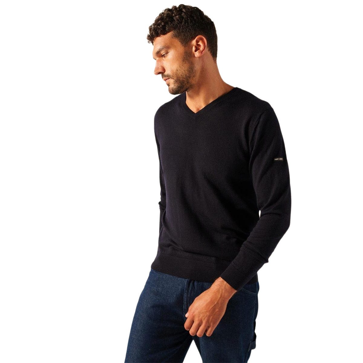 Saint James V-Ausschnitt-Pullover 4693 Herren Pullover Trieste Col V