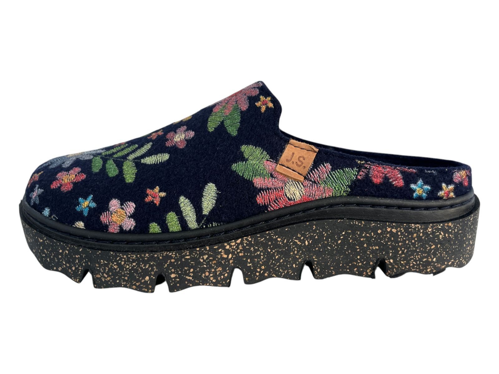Josef Seibel JOSEF SEIBEL Damen 01 Filz Pantoffel 53001-TE979-532 ocean-multi Hausschuh