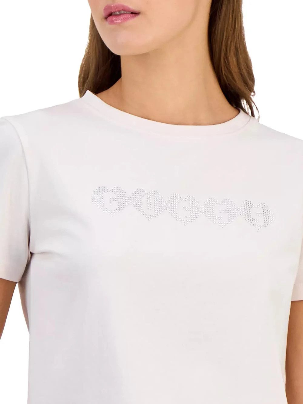 Guess Kurzarmshirt LUNITA CN SS T-SHIRT - Logo Shirt - T-Shirt Damen