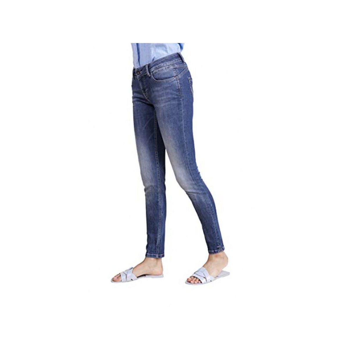 BLUE FIRE 5-Pocket-Jeans (1-tlg) grau