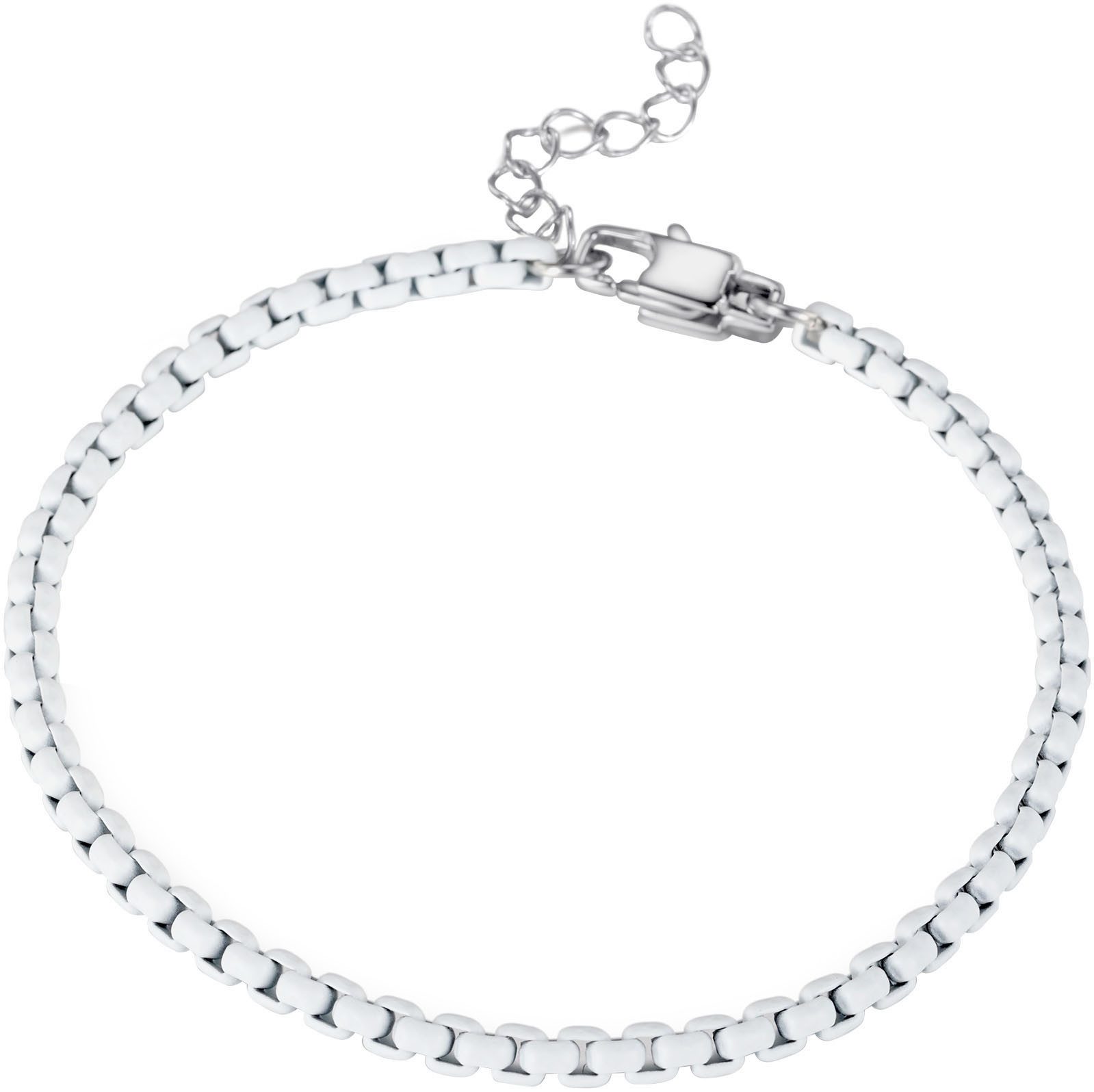Firetti Fußkette Schmuck Geschenk Edelstahl Fußschmuck Venezianerkette Color