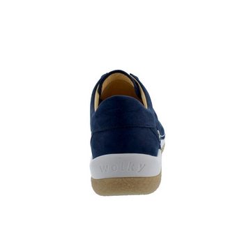 WOLKY Celebration Sneaker, Antique Nubuck, Denim, 0452511-820 Schnürschuh