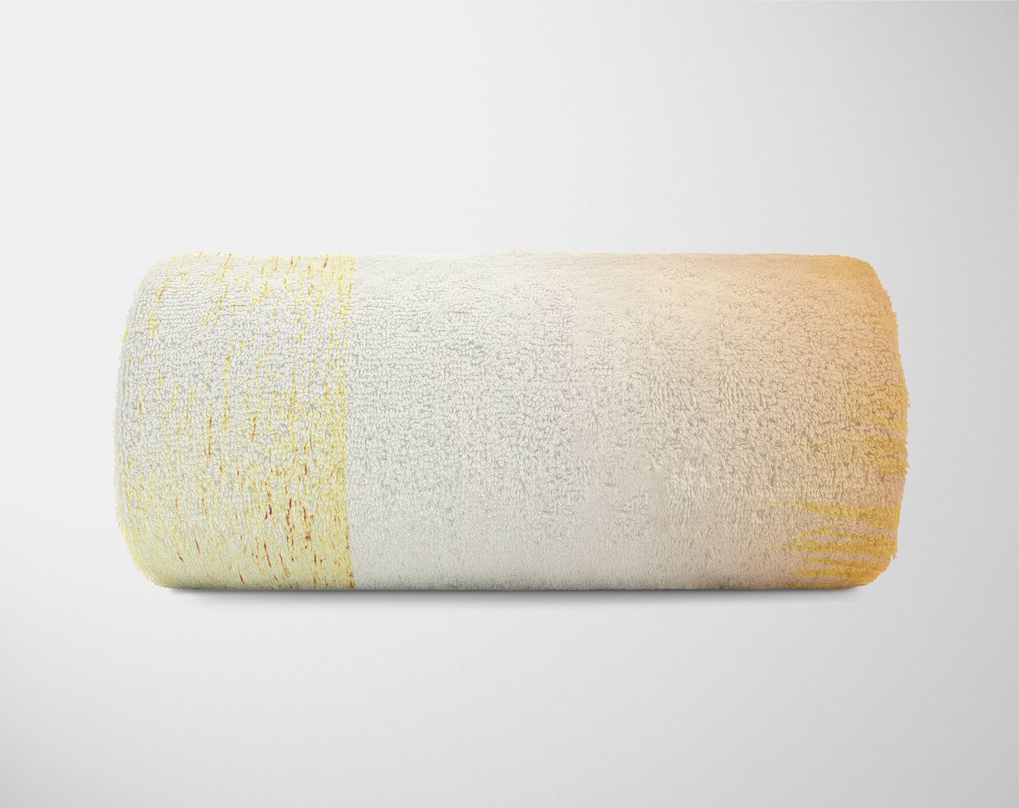 Sinus Fotomotiv Kuscheldecke Baumwolle-Polyester-Mix Handtücher Sonnenschein Handtuch (1-St), Palme, Art Saunatuch Strandhandtuch mit Handtuch
