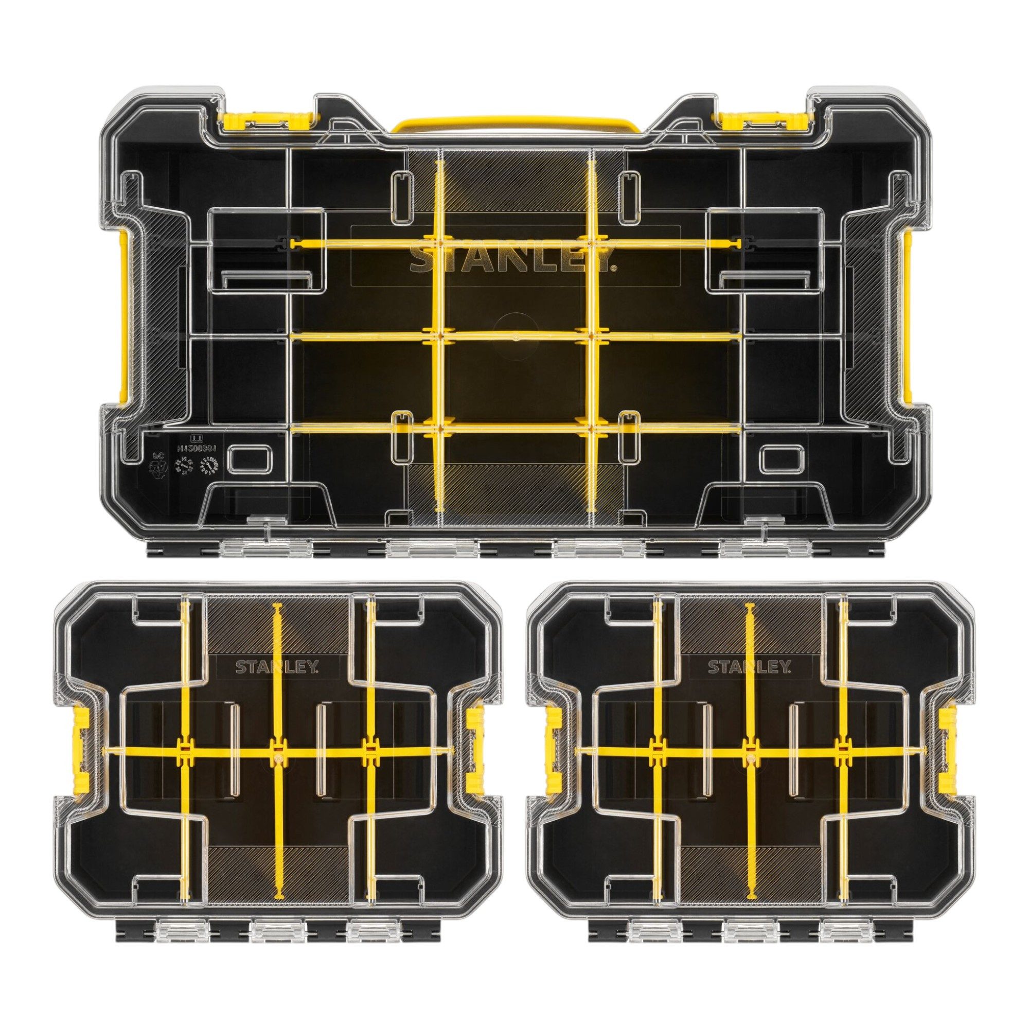 STANLEY Werkzeugkoffer Fatmax PRO-STACK Organizer Set 3 teilig 450 x 225 x 140 mm modular