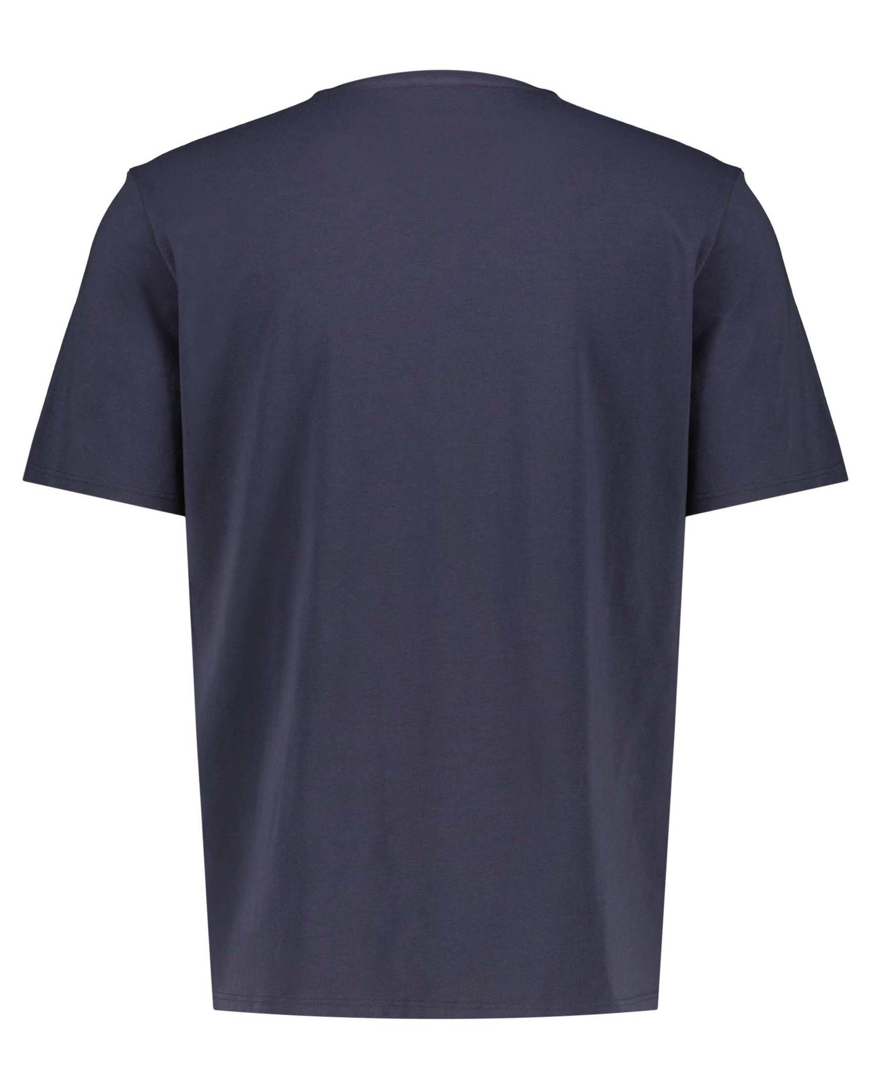 BOSS Pyjamaoberteil Herren Loungewear-Shirt dark blue (1-tlg) 403