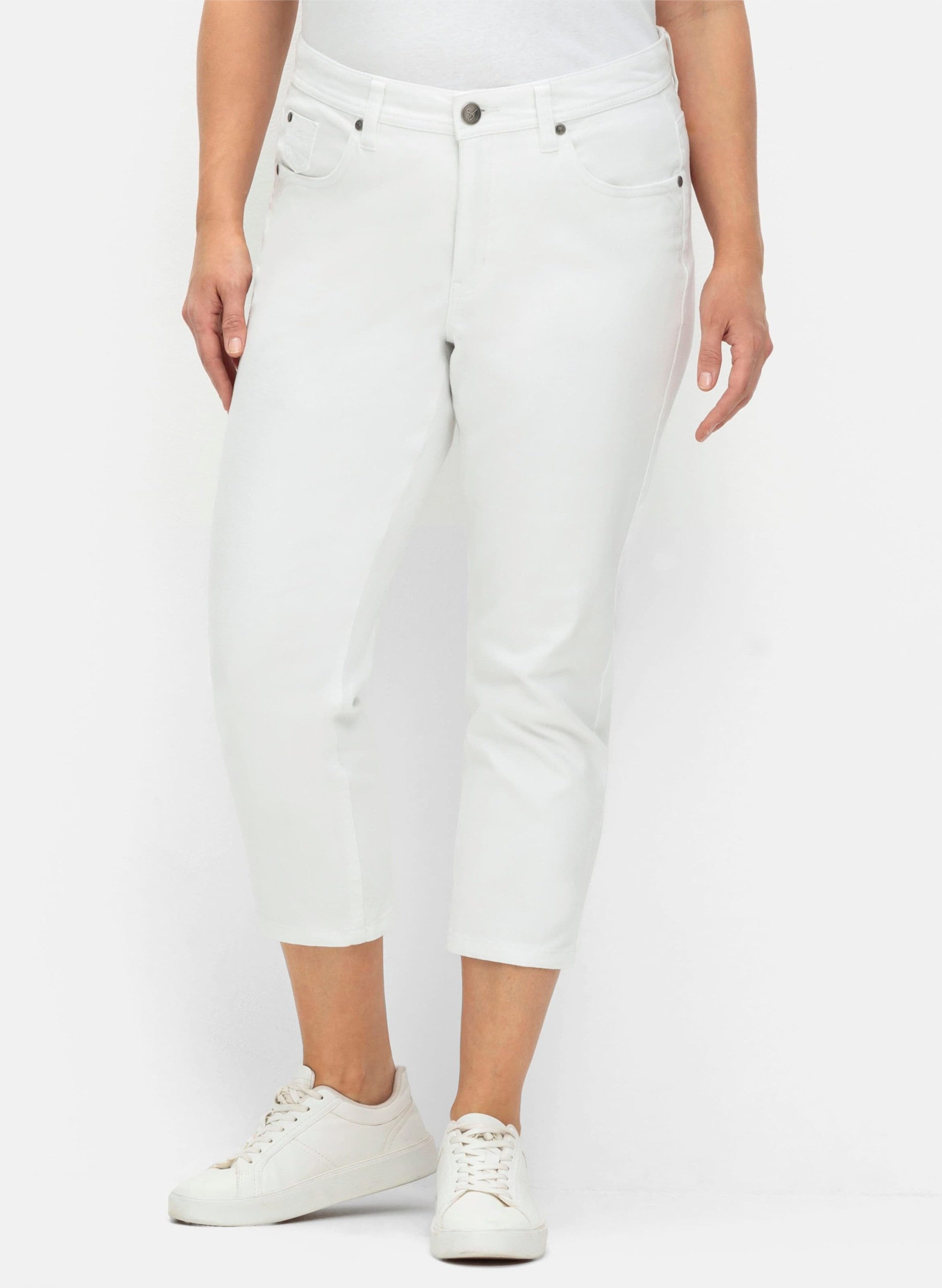 Sheego Jeansshorts Stretch-Jeans