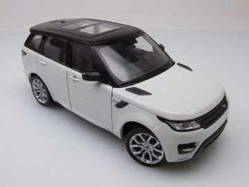 Welly Modellauto Land Rover Range Rover Sport 2015 weiß schwarz Modellauto 1:24 Welly, Maßstab 1:24
