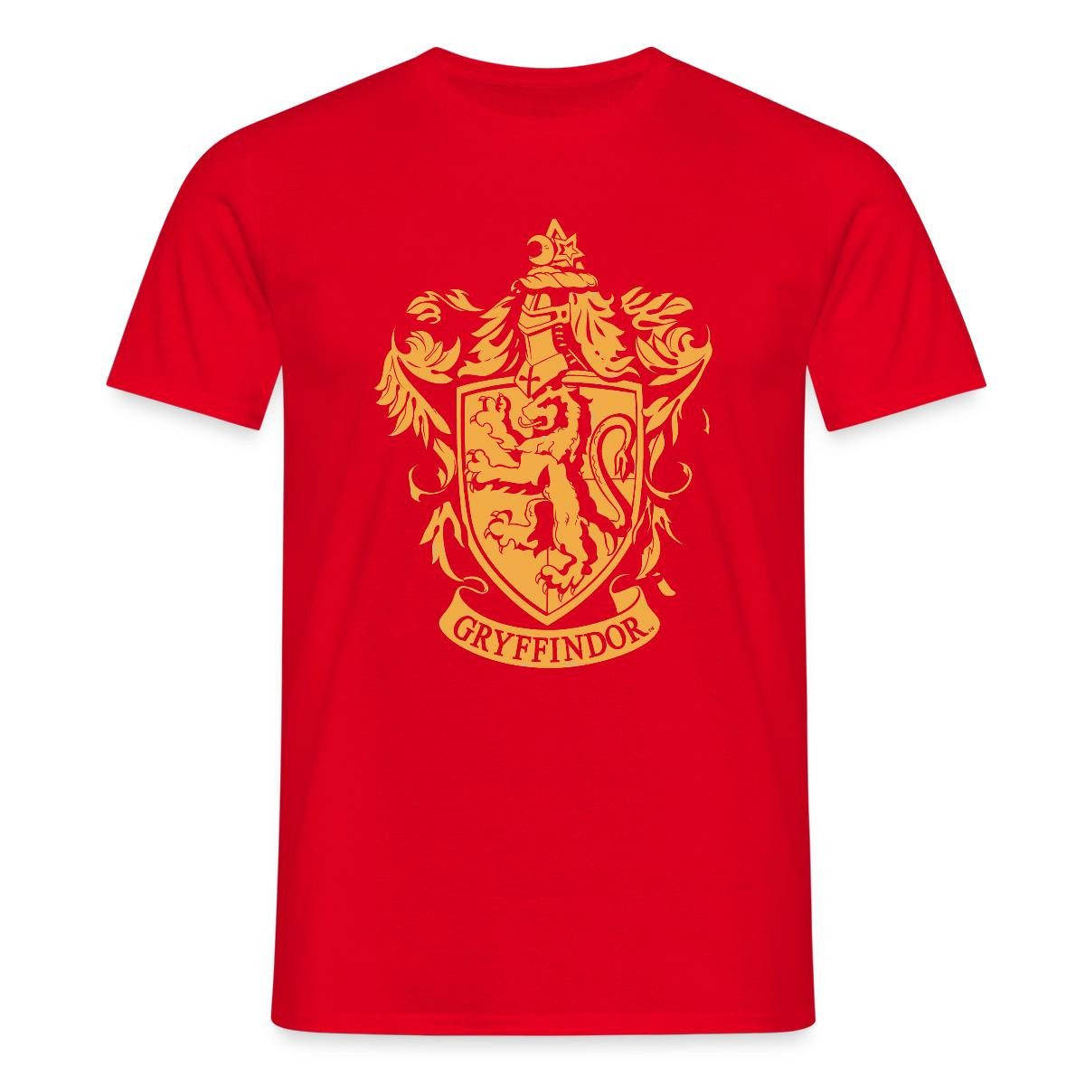 Spreadshirt T-Shirt Harry Potter Haus Gryffindor Wappen Logo Männer T-Shirt (1-tlg)