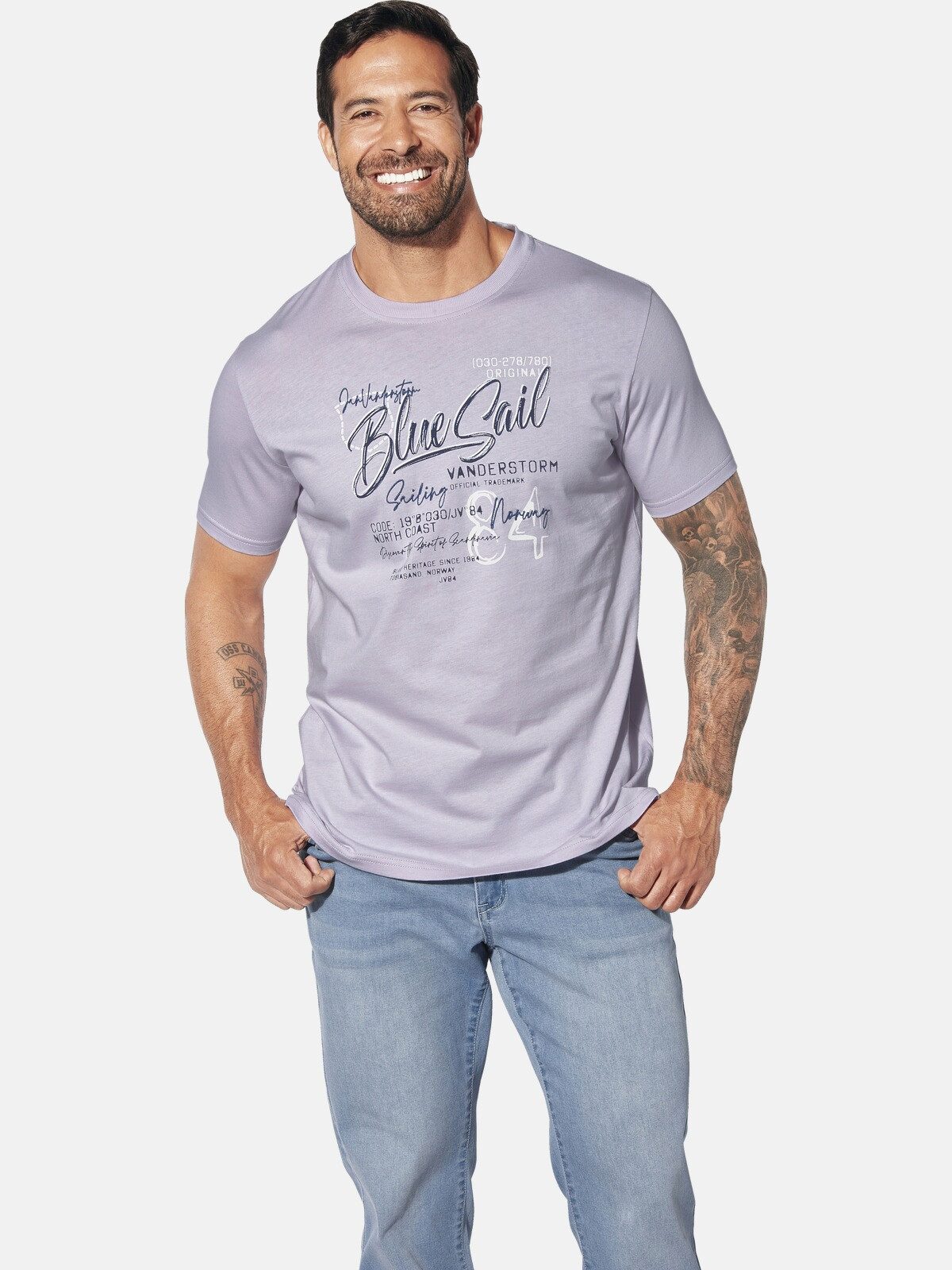 Jan Vanderstorm T-Shirt OTHAN aus pflegeleichter Baumwolle günstig online kaufen