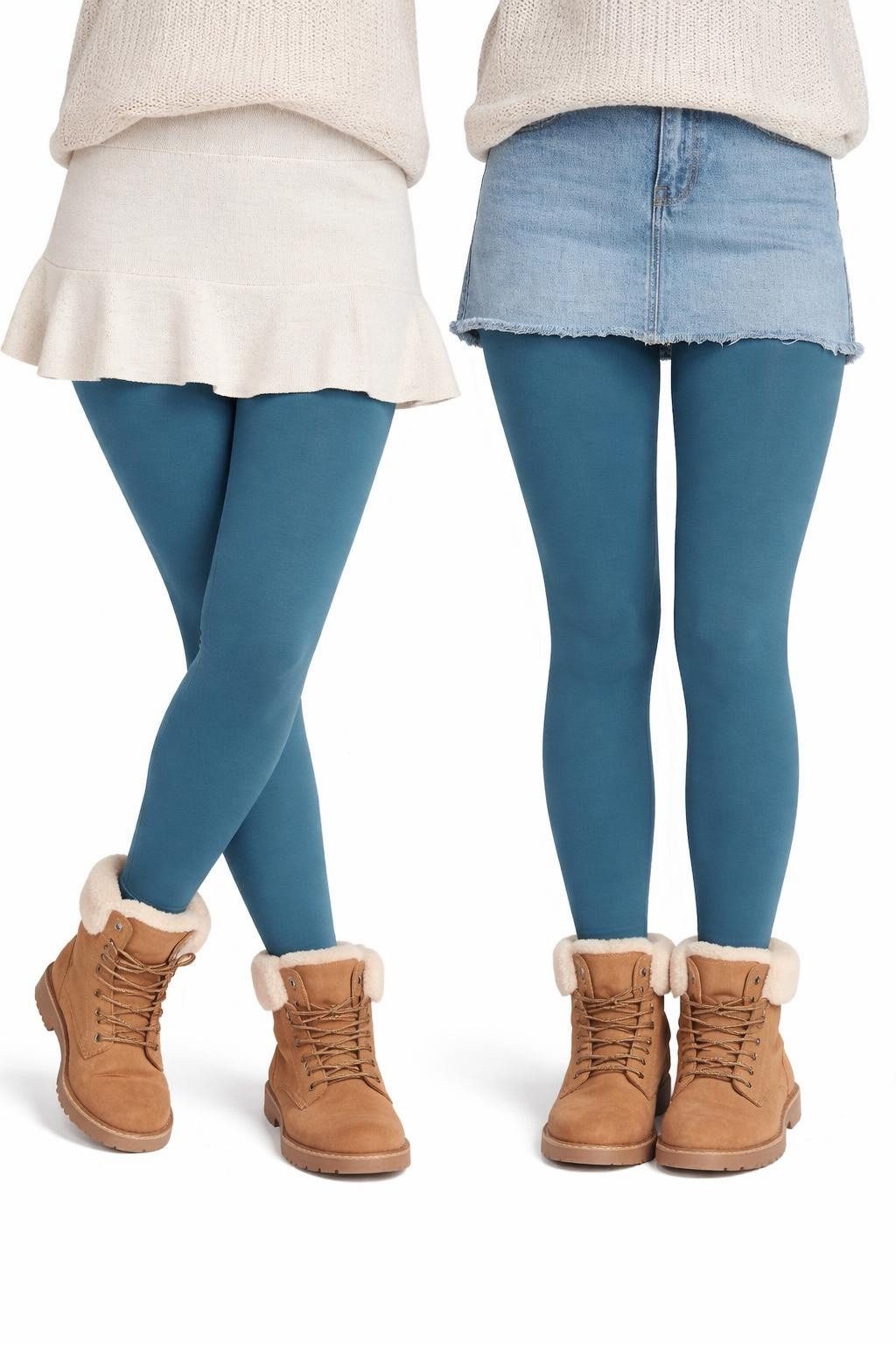 Cocain underwear Thermostrumpfhose 2 Warme Kinder Thermo Strumpfhose geflauscht Vollfrottee Innenfleece (2 St) warm weich flauschig