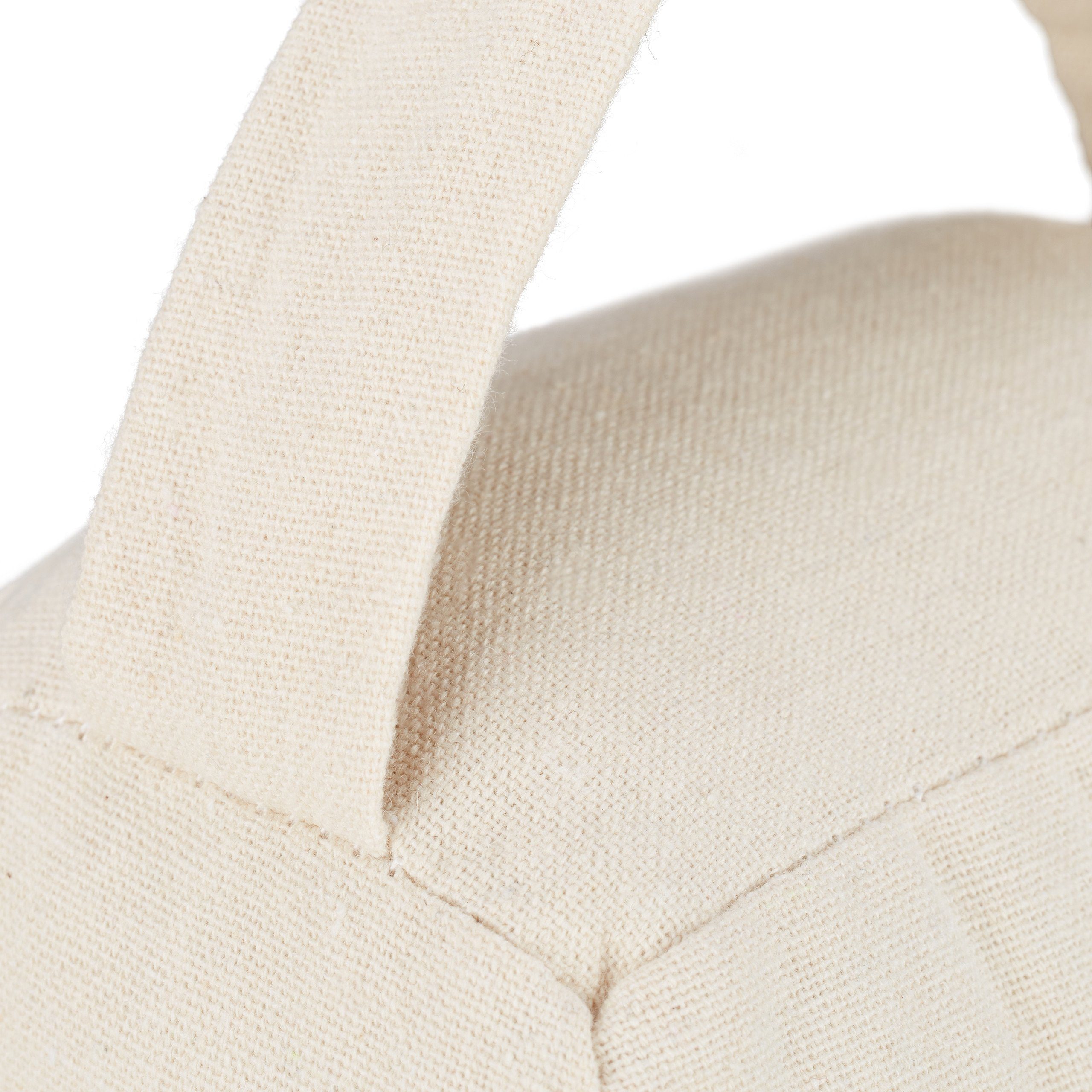 relaxdays Türstopper 2 x Türstopper Sack Stern beige (2 St)